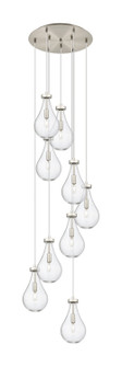 Downtown Urban Nine Light Pendant in Brushed Satin Nickel (405|1194511PSNG4517CL)