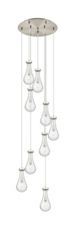 Downtown Urban Nine Light Pendant in Brushed Satin Nickel (405|1194511PSNG4515SDY)
