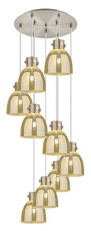 Downtown Urban Nine Light Pendant in Brushed Satin Nickel (405|1194101PSSNG4128ME)