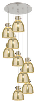 Downtown Urban Nine Light Pendant in Polished Nickel (405|1194101PSPNG4128ME)