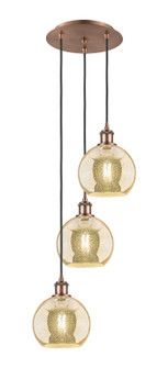 Ballston Three Light Pendant in Antique Copper (405|113B3PACG1288)