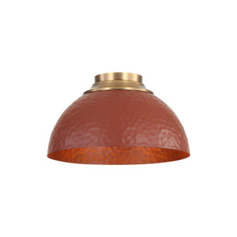 Shepard Three Light Flush Mount in Modern Brass (62|6950FMMBSRC)
