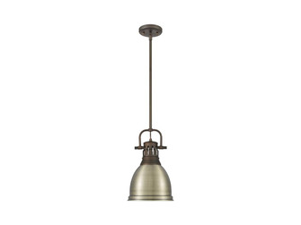 Duncan One Light Pendant in Rubbed Bronze (62|3604SRBZAB)