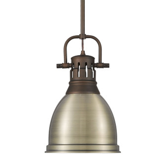 Duncan One Light Pendant in Rubbed Bronze (62|3604SRBZAB)