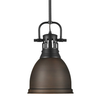 Duncan One Light Pendant in Matte Black (62|3604SBLKRBZ)