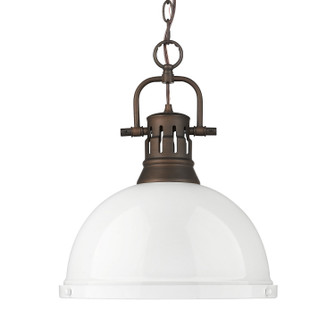 Duncan One Light Pendant in Rubbed Bronze (62|3602LRBZWH)