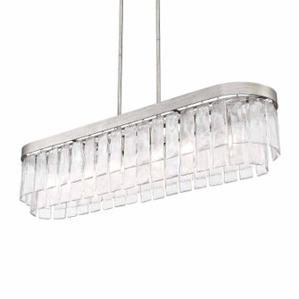 Ciara Six Light Pendant in Peruvian Silver (62|1768LPPSHWG)