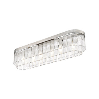 Ciara Six Light Flush Mount in Peruvian Silver (62|1768FM42PSHWG)