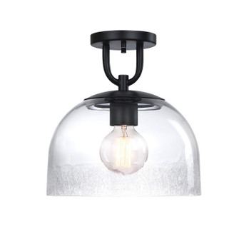 Astra One Light Semi Flush Mount in Matte Black (43|D343MSFMB)