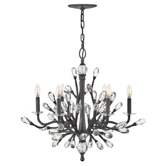 Eve LED Chandelier in Brushed Graphite (138|FR46806BGR)