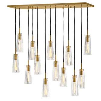 Cosette LED Linear in Heritage Brass (138|FR31105HBRCL)