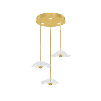 Embark LED Pendant in Gold Leaf/Clear (48|10006533)