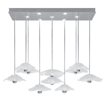 Embark LED Pendant in Silver Leaf/Clear (48|10006243)