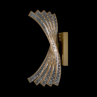 Mysterie LED Wall Sconce in Aged Brass (546|SJ70516700O)