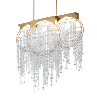 Fantasia LED Linear Pendant in Heirloom Gold (546|SJ194822R)
