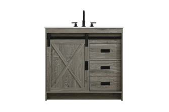 Austin Bathroom Vanity in Rustic Grey (173|VF90536RG)
