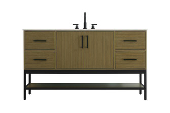 Lennox Bathroom Vanity in Chestnut Brown (173|VF60760MCB)