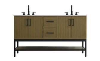 Lennox Bathroom Vanity in Chestnut Brown (173|VF60760DMCB)