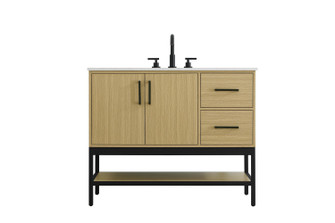 Lennox Bathroom Vanity in Honey Brown (173|VF60742MHB)