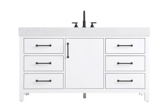 Nathan Bathroom Vanity in White (173|VF60660WH)
