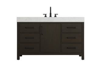 Nathan Bathroom Vanity in Mocha Brown (173|VF60654MMB)