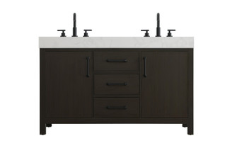 Nathan Bathroom Vanity in Mocha Brown (173|VF60654DMMB)
