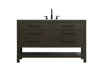 Karson Bathroom Vanity in Mocha Brown (173|VF60554MMB)