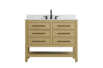 Karson Bathroom Vanity in Honey Brown (173|VF60542MHBBS)