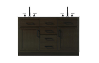 Alden Bathroom Vanity in Mocha Brown (173|VF29754DMMB)