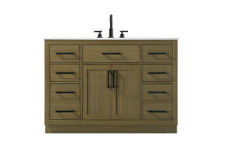 Alden Bathroom Vanity in Chestnut Brown (173|VF29748MCB)