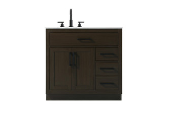 Alden Bathroom Vanity in Mocha Brown (173|VF29736MMB)