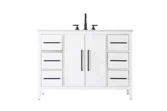Millie Bathroom Vanity in White (173|VF29348WH)