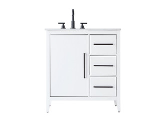 Millie Bathroom Vanity in White (173|VF29332WH)