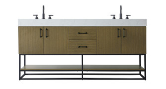 Caroline Bathroom Vanity in Chestnut Brown (173|VF29272DMCB)