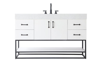 Caroline Bathroom Vanity in White (173|VF29254WH)