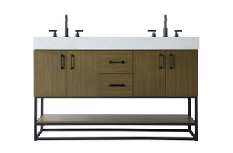 Caroline Bathroom Vanity in Chestnut Brown (173|VF29254DMCB)