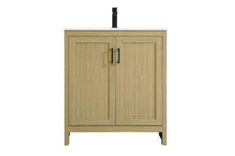 Finnley Bathroom Vanity in Honey Brown (173|VF25130MHB)