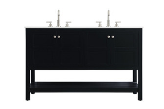 Theo Bathroom Vanity in black (173|VF16454DBK)