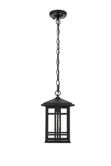 Harley One Light Outdoor Pendant in Black and Clear (173|OD613H11BK)