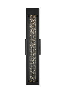 Amaris LED Outdoor Wall Sconce in Black and Clear (173|OD604W22BK)