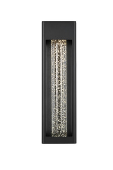 Amaris LED Outdoor Wall Sconce in Black and Clear (173|OD604W19BK)