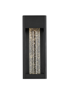 Amaris LED Outdoor Wall Sconce in Black and Clear (173|OD604W15BK)