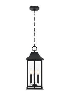 Shepard Three Light Outdoor Pendant in Black (173|OD503H21BK)