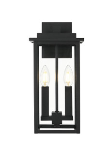 Kaysen Two Light Outdoor Wall Sconce in Black (173|OD501W15BK)