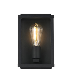 Santos One Light Outdoor Wall Sconce in Black (173|OD412W10BK)