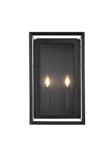 Etting Two Light Outdoor Wall Sconce in Black (173|OD355W20BK)