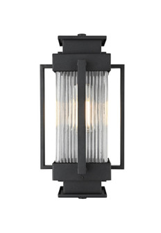 Harlan One Light Outdoor Wall Sconce in Black (173|OD341W14BK)