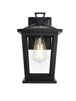 Cayman One Light Outdoor Wall Sconce in Black (173|OD332W12BK)