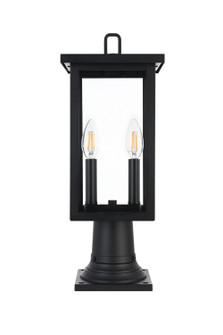 Venango Two Light Outdoor Post Mount in Black (173|OD324P19BK)