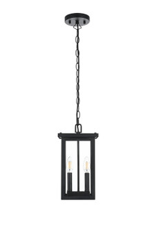 Venango Two Light Outdoor Pendant in Black (173|OD324H14BK)